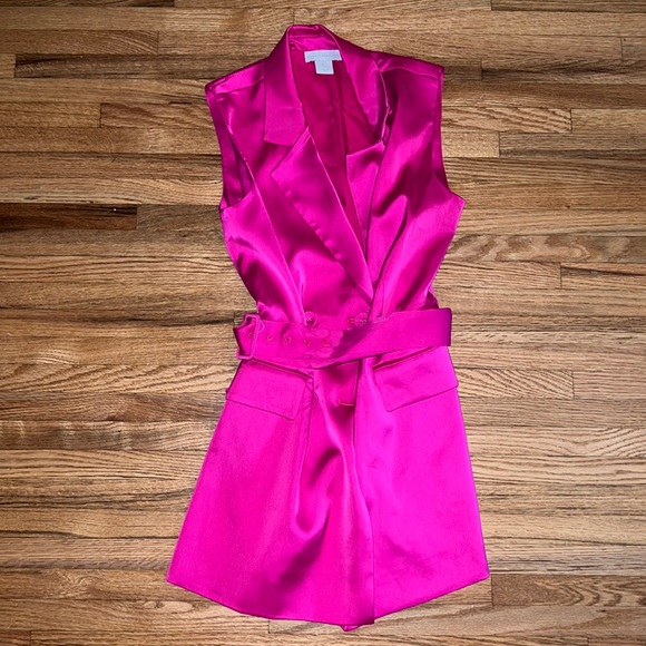 House of Harlow 1960 Tops - NWOT House of Harlow 1960 Hot Pink Belted Blouse